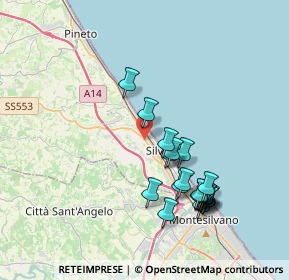 Mappa Via Ambrogio Rossi, 64028 Silvi TE, Italia (3.958)