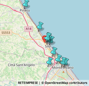 Mappa Via Ambrogio Rossi, 64028 Silvi TE, Italia (3.16727)
