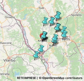 Mappa Via Orvieto, 05022 Amelia TR, Italia (10.044)