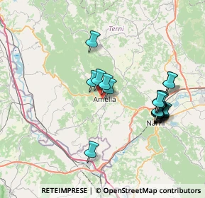 Mappa Via Orvieto, 05022 Amelia TR, Italia (7.6765)