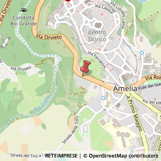 Mappa Via Orvieto, 7, 05022 Amelia, Terni (Umbria)