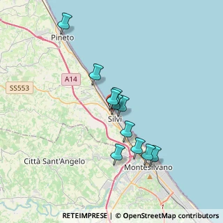 Mappa Via Pascoli, 64028 Silvi TE, Italia (3.04091)