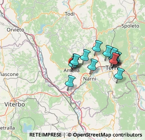 Mappa Via Gian Francesco Perini, 05022 Amelia TR, Italia (11.88667)