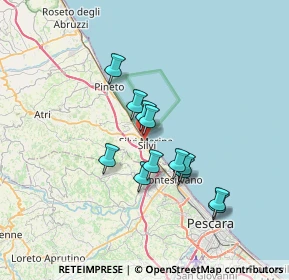 Mappa Via Giosuè Carducci, 64028 Silvi TE, Italia (5.85083)