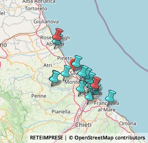Mappa Via Giosuè Carducci, 64028 Silvi TE, Italia (11.21875)