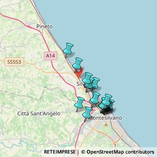 Mappa Via Giosuè Carducci, 64028 Silvi TE, Italia (3.8215)