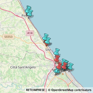 Mappa Via Giosuè Carducci, 64028 Silvi TE, Italia (5.03706)
