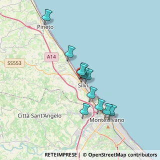 Mappa Via Giosuè Carducci, 64028 Silvi TE, Italia (3.04909)