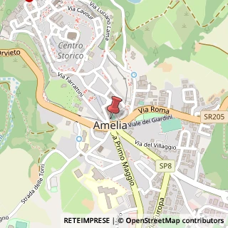 Mappa Via della Repubblica, 1, 05022 Amelia, Terni (Umbria)