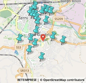 Mappa Via Benedetto Croce, 05100 Terni TR, Italia (1.0225)
