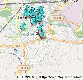 Mappa Via Benedetto Croce, 05100 Terni TR, Italia (1.0255)