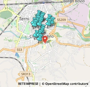 Mappa Via Benedetto Croce, 05100 Terni TR, Italia (0.7575)