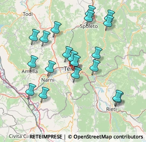 Mappa Via Benedetto Croce, 05100 Terni TR, Italia (15.96316)