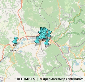 Mappa Via Benedetto Croce, 05100 Terni TR, Italia (2.56818)