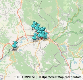 Mappa Via Benedetto Croce, 05100 Terni TR, Italia (2.99727)