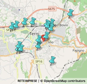 Mappa Via Pola, 05100 Terni TR, Italia (1.88625)