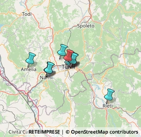 Mappa Via Fiume, 05100 Terni TR, Italia (8.20364)