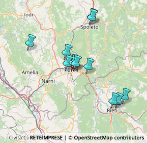 Mappa Via Fiume, 05100 Terni TR, Italia (14.28545)