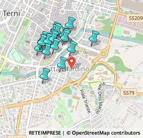 Mappa Via Pola, 05100 Terni TR, Italia (0.428)