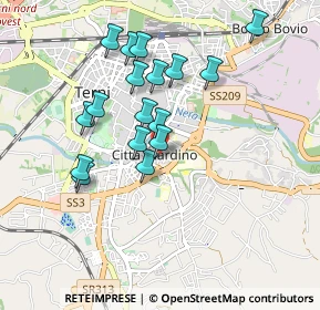 Mappa Via Pola, 05100 Terni TR, Italia (0.86706)