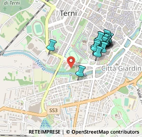 Mappa Viale A. Aleardi, 05100 Terni TR, Italia (0.467)