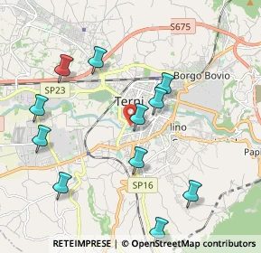 Mappa Viale A. Aleardi, 05100 Terni TR, Italia (2.23091)
