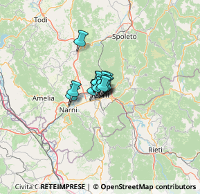 Mappa Viale A. Aleardi, 05100 Terni TR, Italia (3.93154)