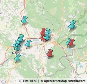 Mappa Viale A. Aleardi, 05100 Terni TR, Italia (8.0275)