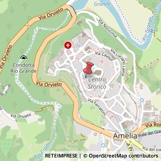 Mappa Via Roscia,  14, 05022 Amelia, Terni (Umbria)