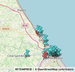 Mappa Via degli Uliveti, 64028 Silvi TE, Italia (4.4115)