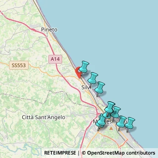 Mappa Via degli Uliveti, 64028 Silvi TE, Italia (5.10273)