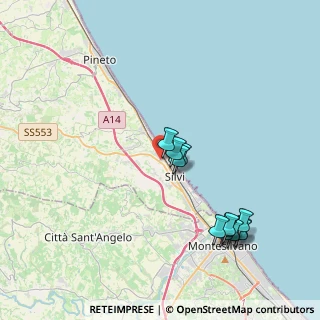 Mappa Via degli Uliveti, 64028 Silvi TE, Italia (4.37417)