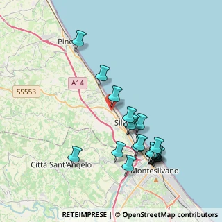 Mappa Via degli Uliveti, 64028 Silvi TE, Italia (4.236)