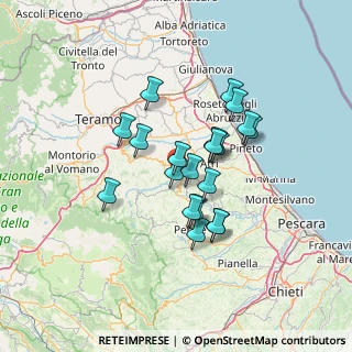 Mappa SS81, 64030 Montefino TE, Italia (11.073)