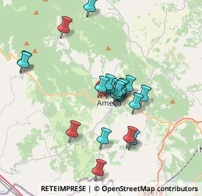 Mappa SS 205, 05022 Amelia TR, Italia (3.302)