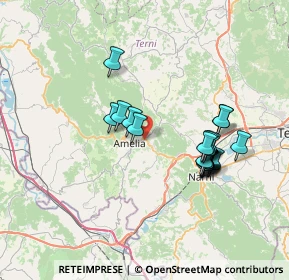 Mappa Via Agostino di Duccio, 05022 Amelia TR, Italia (6.821)