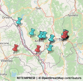 Mappa Via Agostino di Duccio, 05022 Amelia TR, Italia (13.3645)