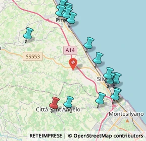 Mappa Via Gran Sasso, 64028 Silvi TE, Italia (5.059)