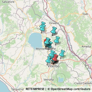 Mappa Via Poggio Della Frusta, 01027 Montefiascone VT, Italia (10.138)