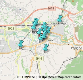 Mappa Via Piave, 05100 Terni TR, Italia (1.02231)