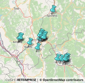 Mappa Via Piave, 05100 Terni TR, Italia (12.425)