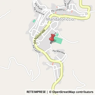 Mappa Via Palazzuolo, 27, 87060 Mandatoriccio, Cosenza (Calabria)
