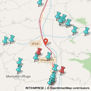 Mappa A3 Napoli - Reggio di Calabria, 87010 Montalto Uffugo CS, Italia (6.5875)