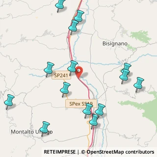 Mappa A3 Napoli - Reggio di Calabria, 87010 Montalto Uffugo CS, Italia (5.71714)