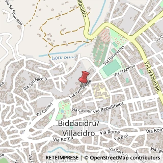 Mappa Via parrocchia 44, 09039 Villacidro, Medio Campidano (Sardegna)