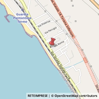 Mappa Via Strada Statale, 18, 87020 Guardia Piemontese, Cosenza (Calabria)