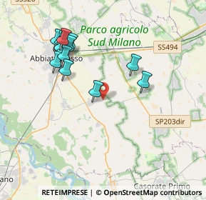 Mappa Strada Provinciale, 20081 Morimondo MI, Italia (3.93786)