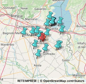 Mappa Via dei Rabbiosi, 46043 Castiglione delle Stiviere MN, Italia (10.036)