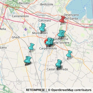 Mappa Via Virgilio, 25013 Carpenedolo BS, Italia (6.65167)