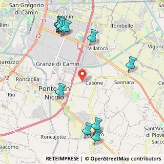 Mappa Via Ponte San Nicolò, 35020 Legnaro PD, Italia (2.68867)